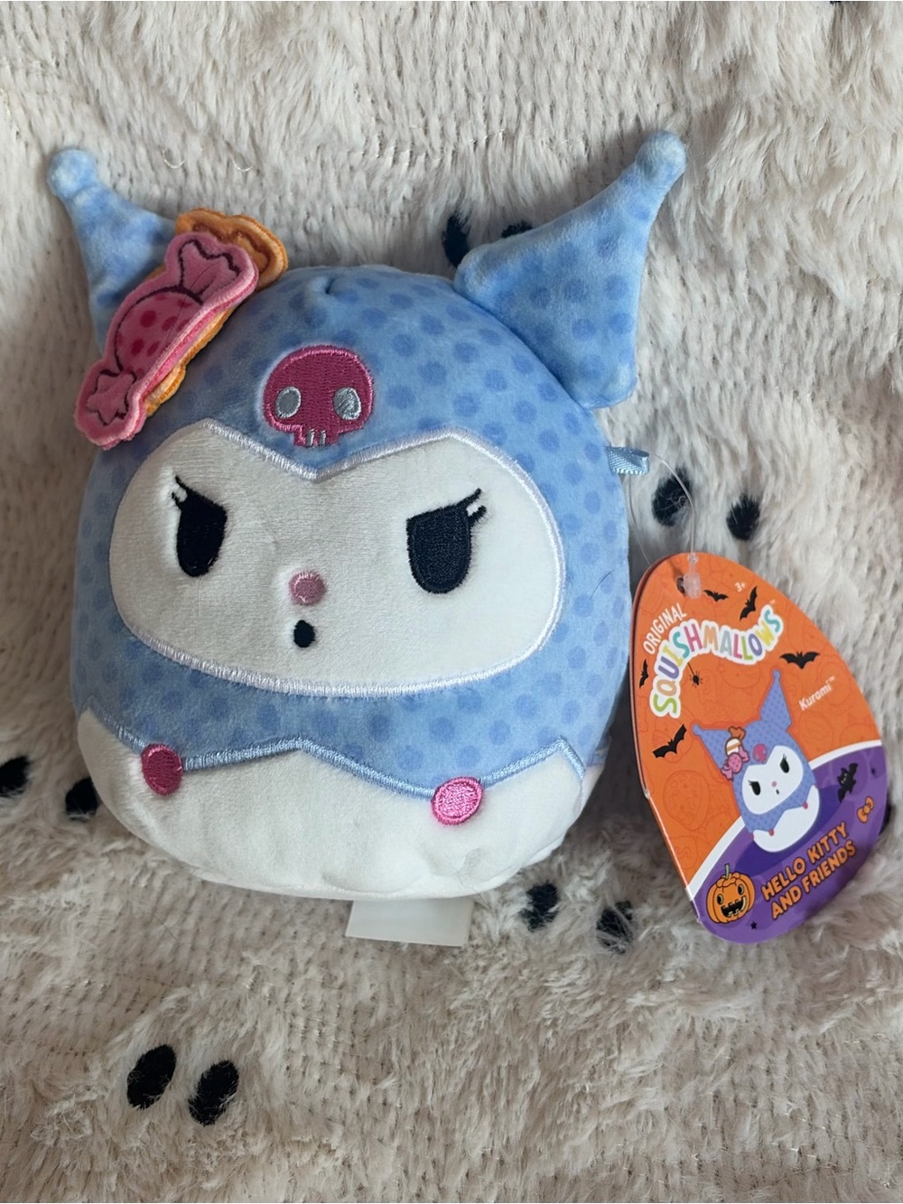 Squishmallows Sanrio Blue Kuromi Halloween 4.5-5 Inch Soft Plush New with Tag